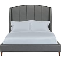 daria gray queen bed   