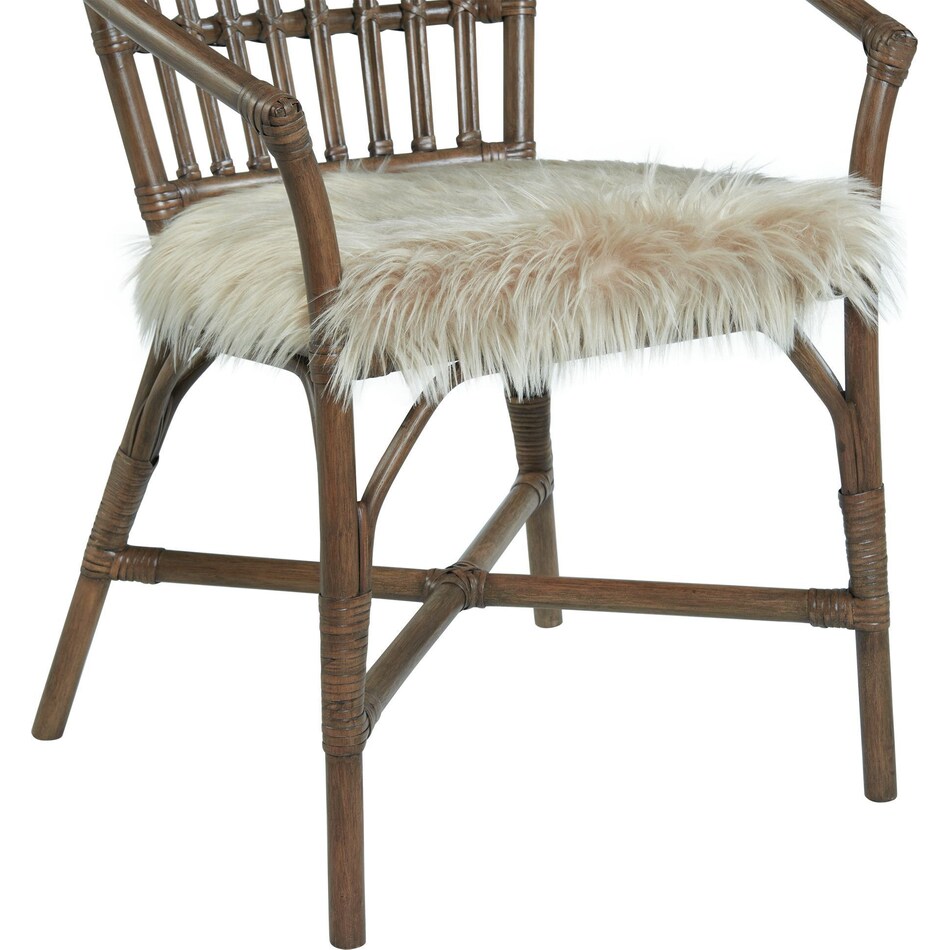 dark brown accent chair   