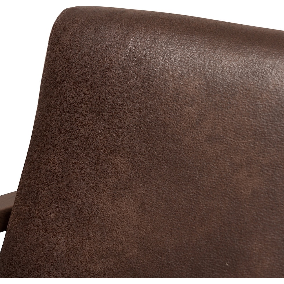 dark brown accent chair   