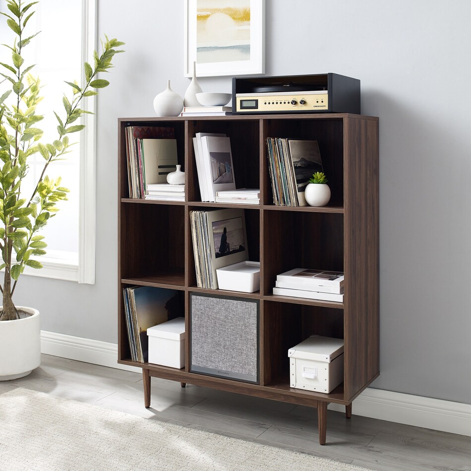 dark brown bookcase   