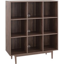 dark brown bookcase   