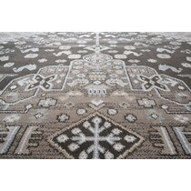 dark brown rug   