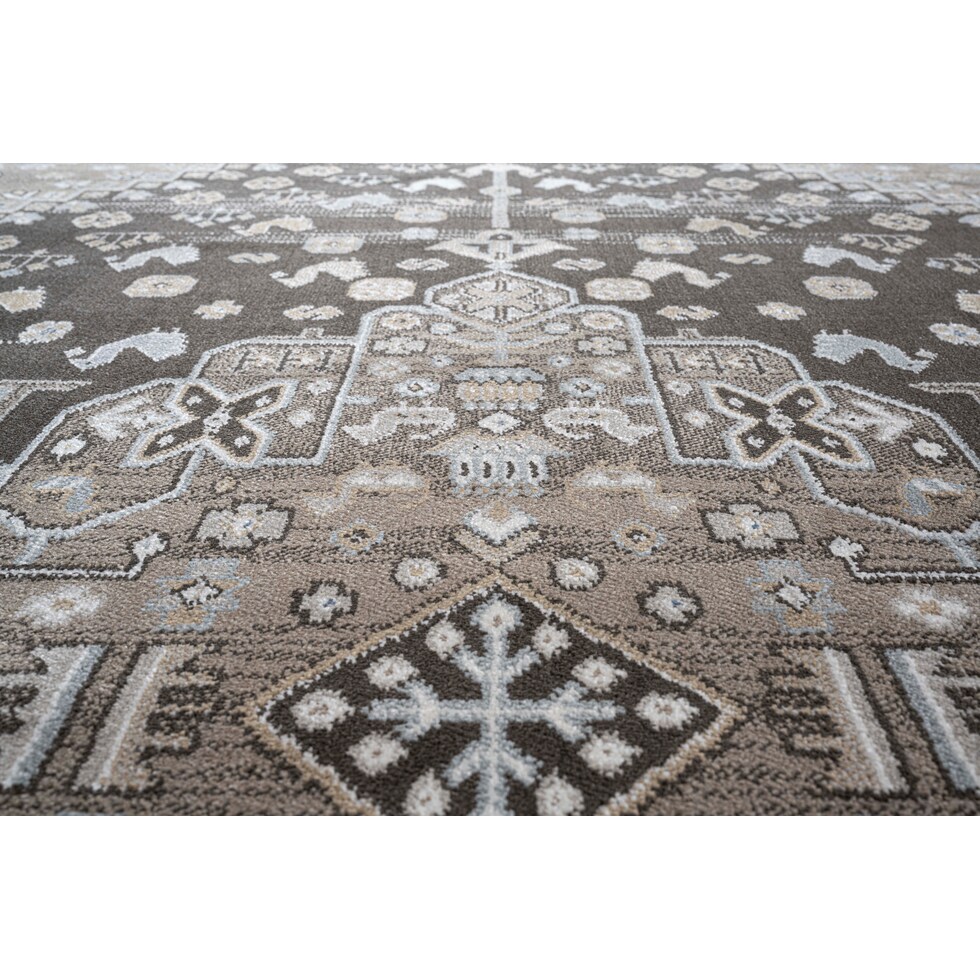 dark brown rug   