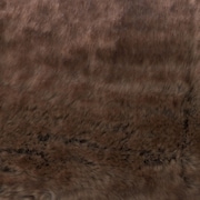 Faux Fur Bolster Pillow - Arctic Wolf