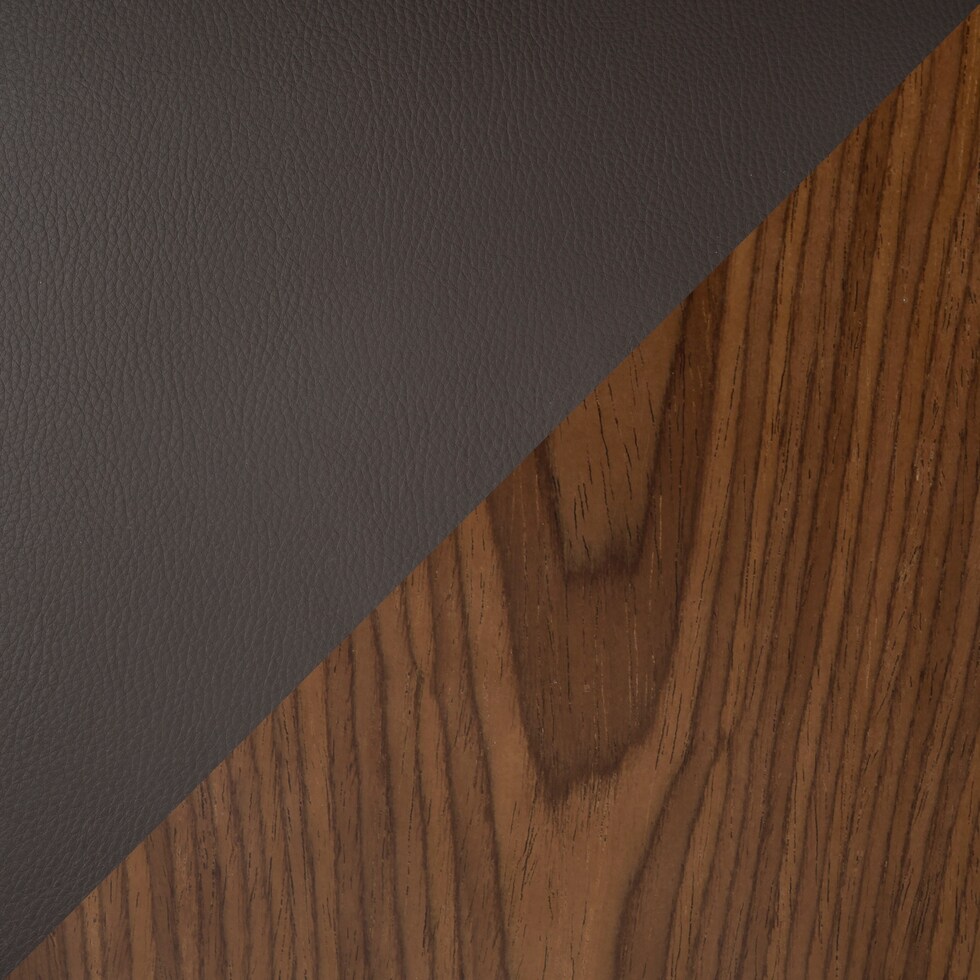 dark brown swatch  