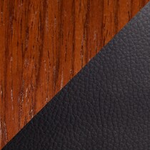 dark brown swatch  