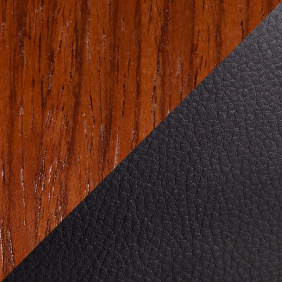 dark brown swatch  