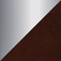 dark brown swatch  