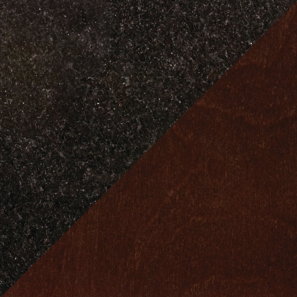 dark brown swatch  