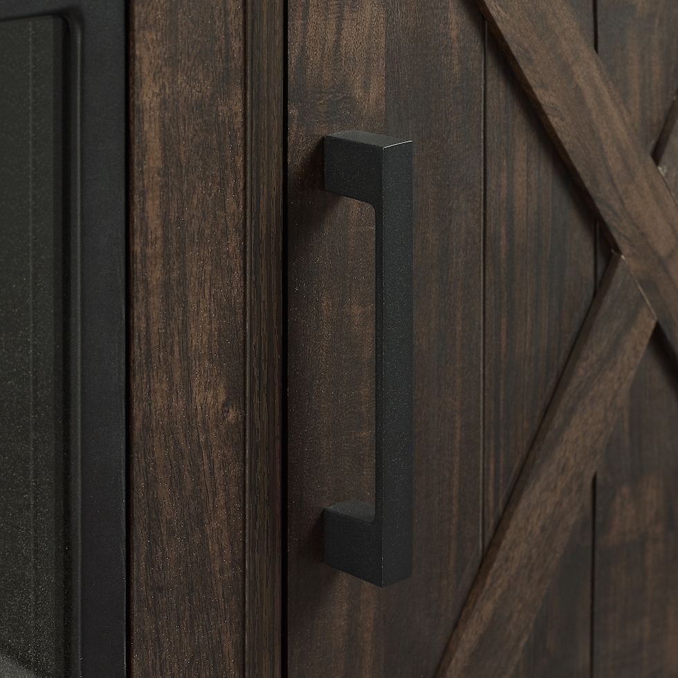 dark brown tv stand   