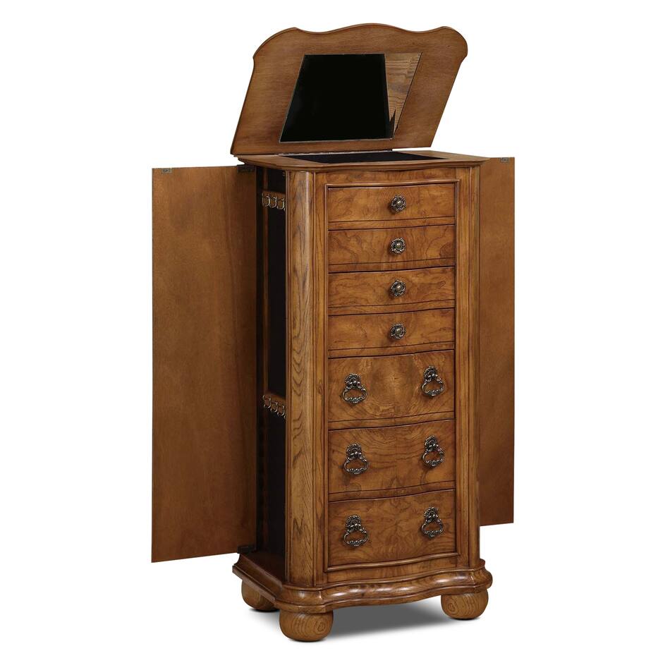 Darla Jewelry Armoire Value City Furniture