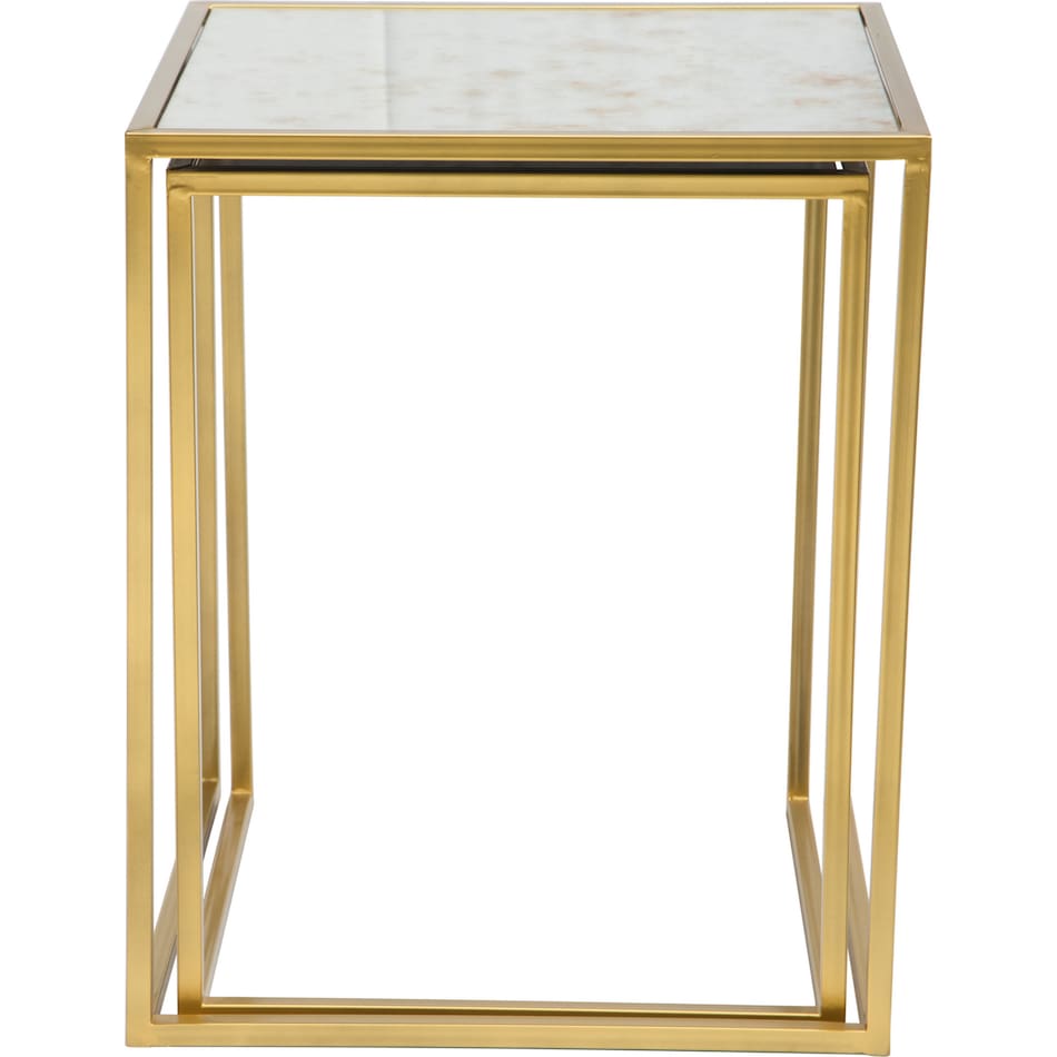 darlene gold nesting tables   