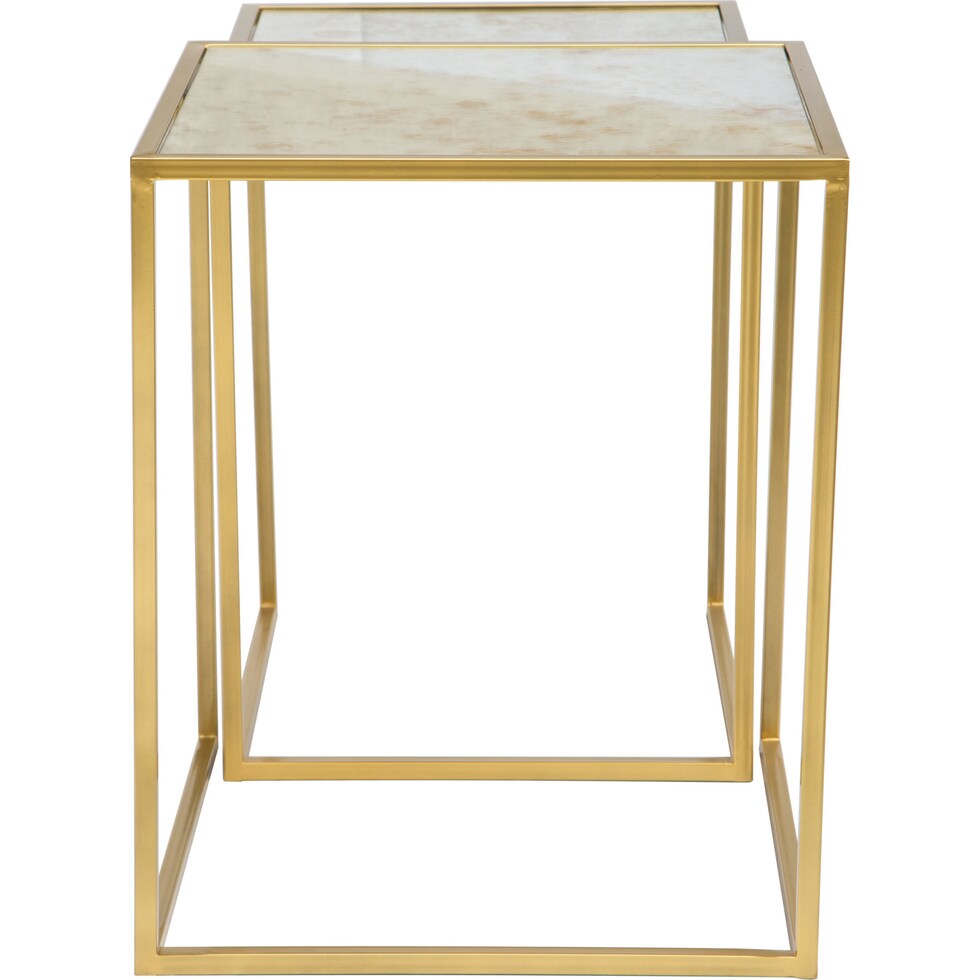 darlene gold nesting tables   