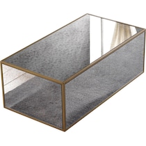 darren mirrored coffee table   