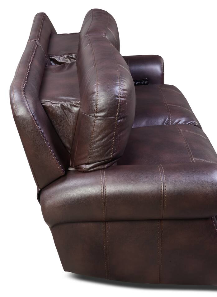 Dartmouth 2Piece DualPower Reclining Sofa Burgundy Value City