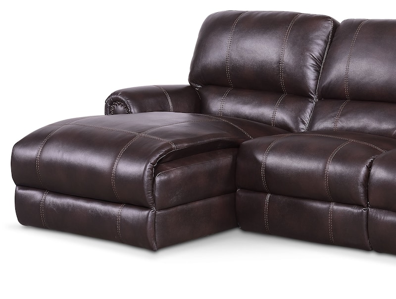 Dartmouth 3Piece Power Reclining Sectional with LeftFacing Chaise and