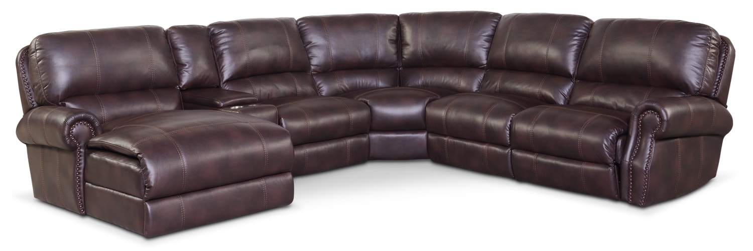 value city furniture leather recliners