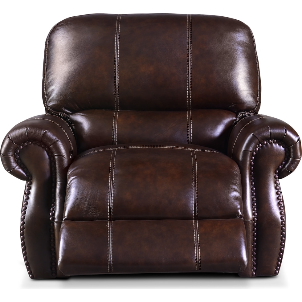 dartmouth chocolate dark brown power recliner   