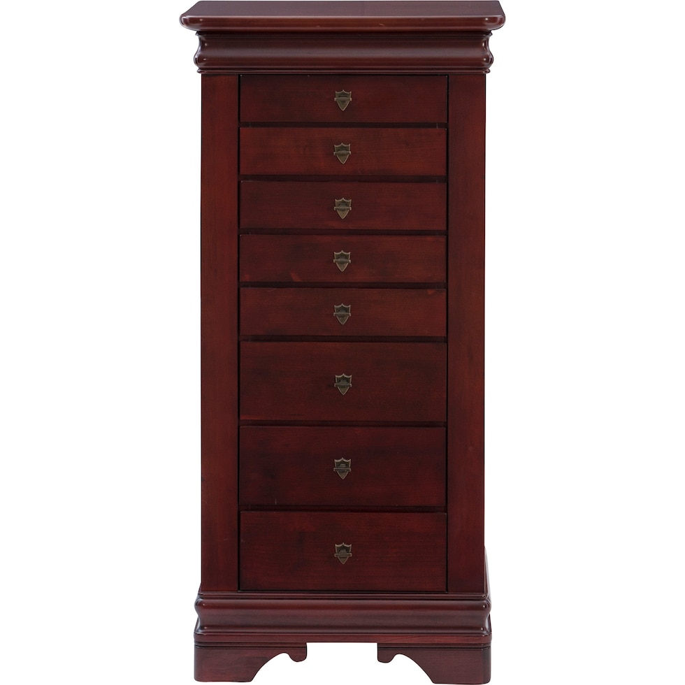 darvin dark brown jewelry armoire   