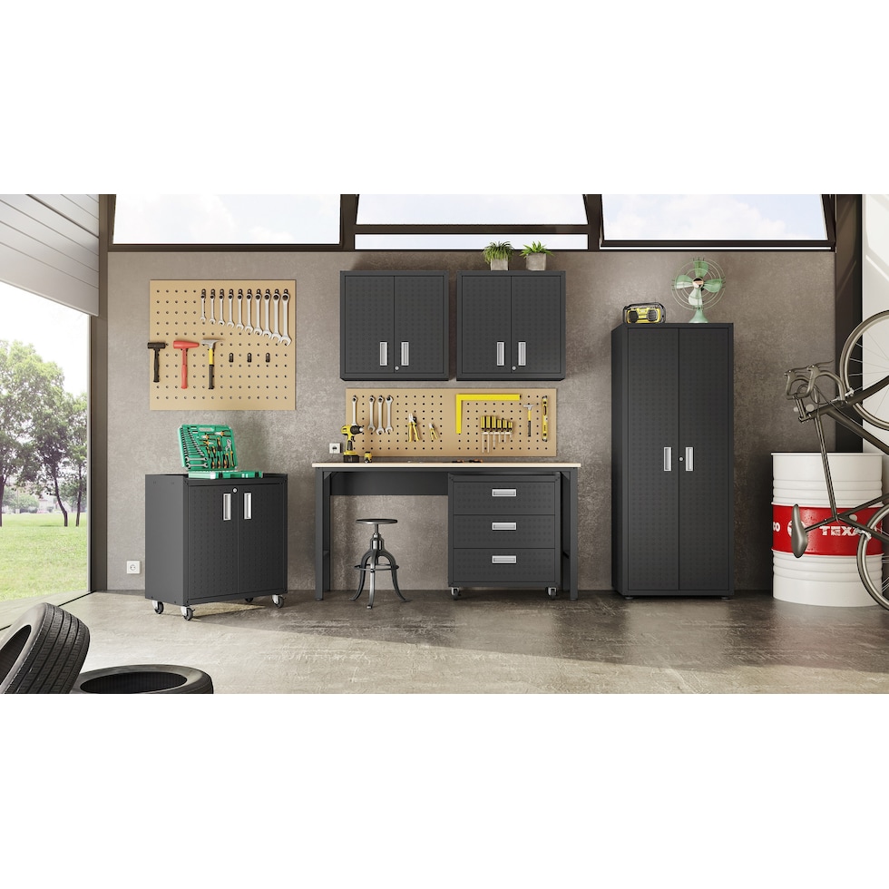 davenport gray garage storage   