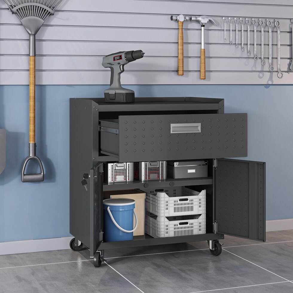 davenport gray garage storage   