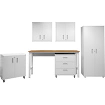 davenport white garage storage   