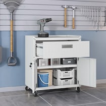 davenport white garage storage   