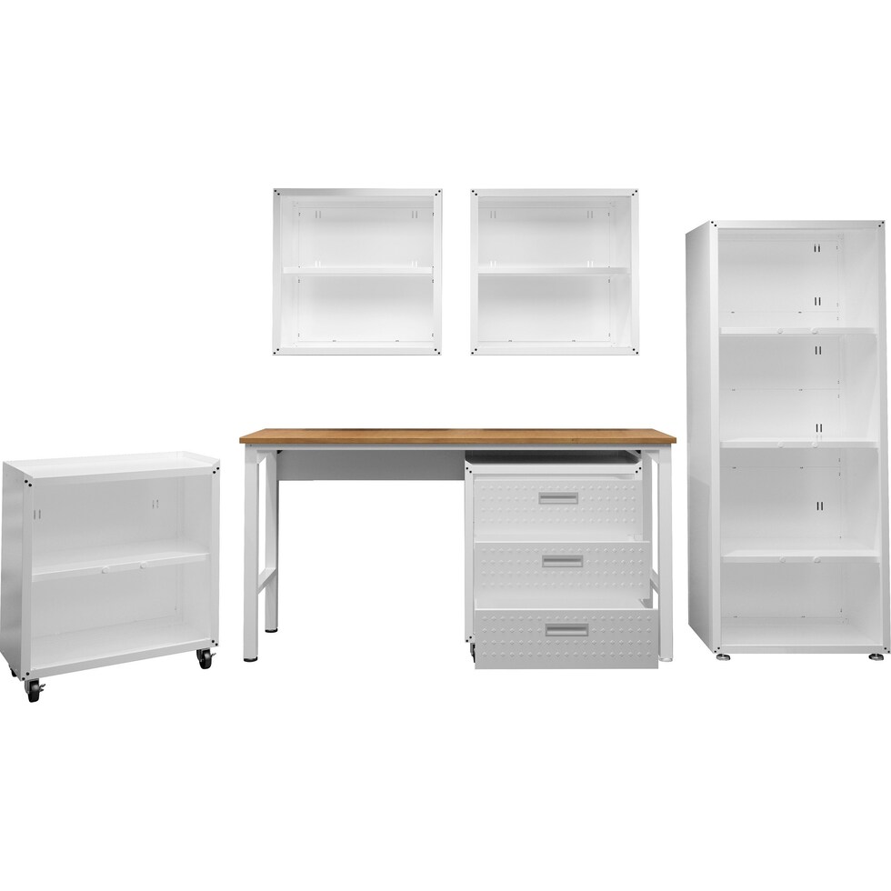 davenport white garage storage   