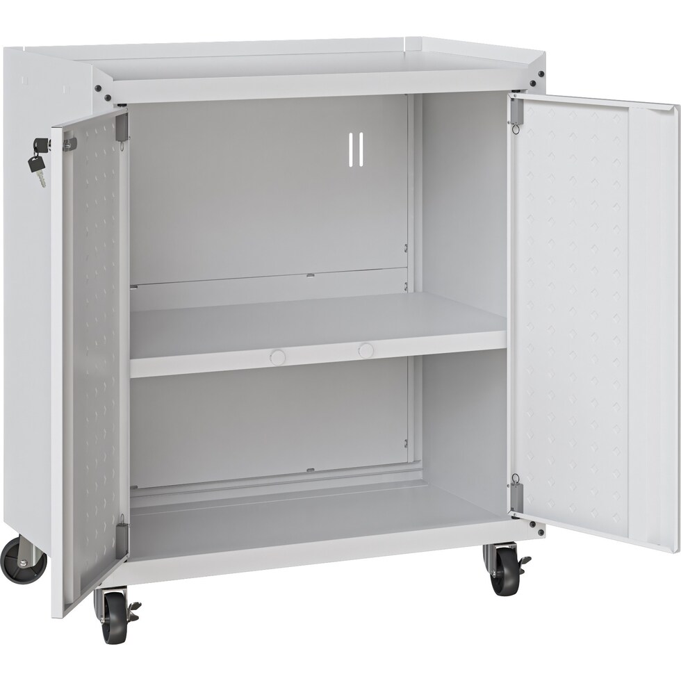 davenport white garage storage   