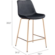 david black gold counter height stool   