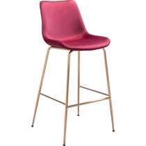 david red gold bar stool   