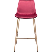 david red gold bar stool   