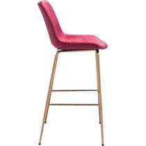 david red gold bar stool   