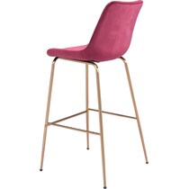 david red gold bar stool   