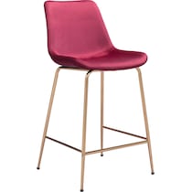 david red gold counter height stool   