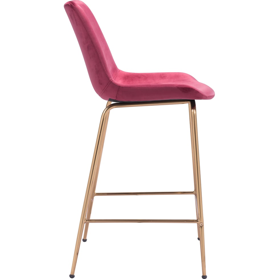 david red gold counter height stool   