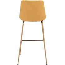 david yellow gold bar stool   