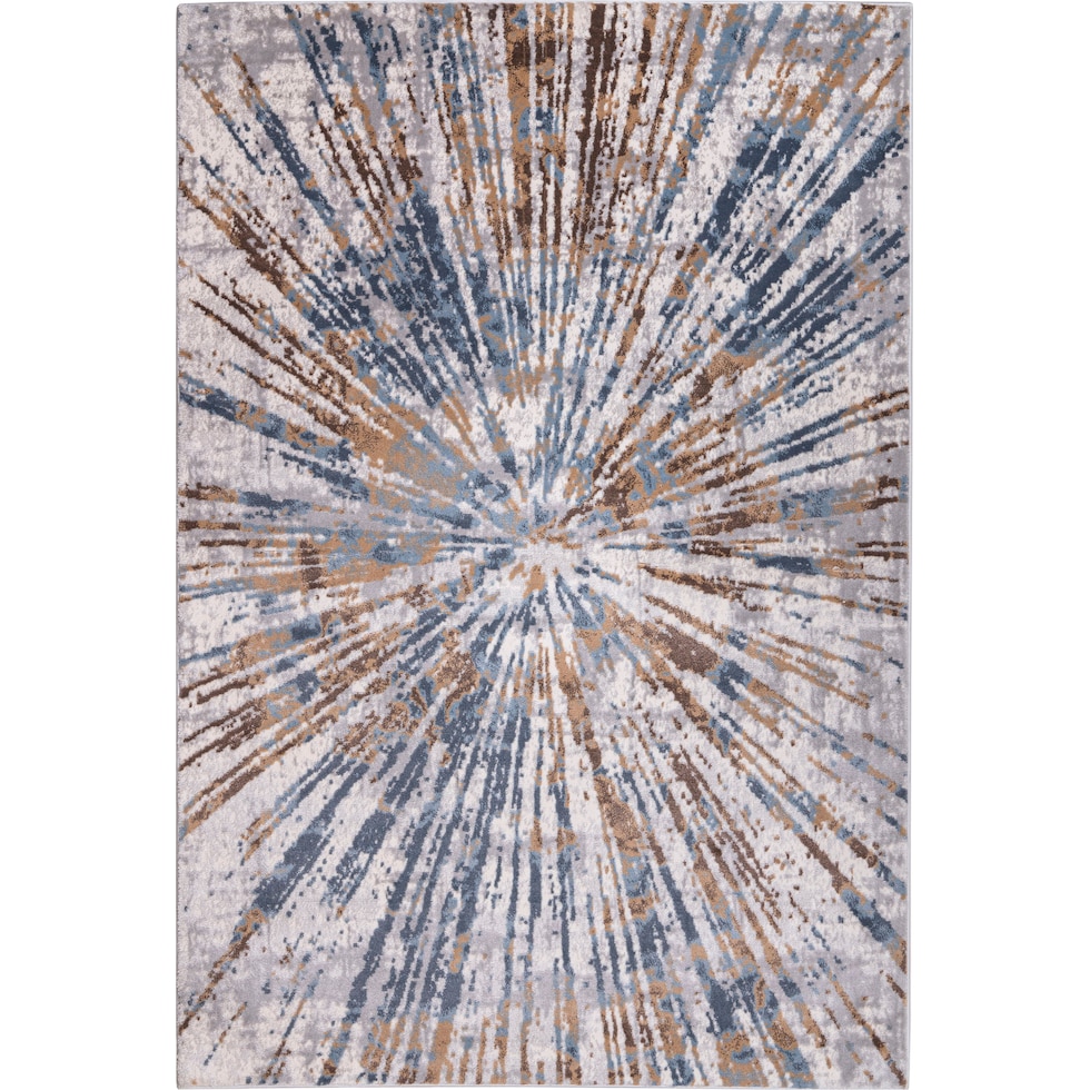 davide blue area rug  x    