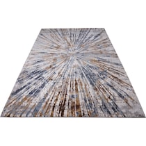 davide blue area rug  x    