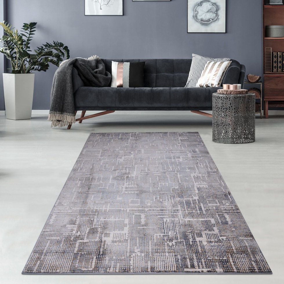 davide blue area rug  x    