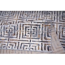 davide gray area rug  x    