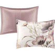 davina pink full queen bedding set   
