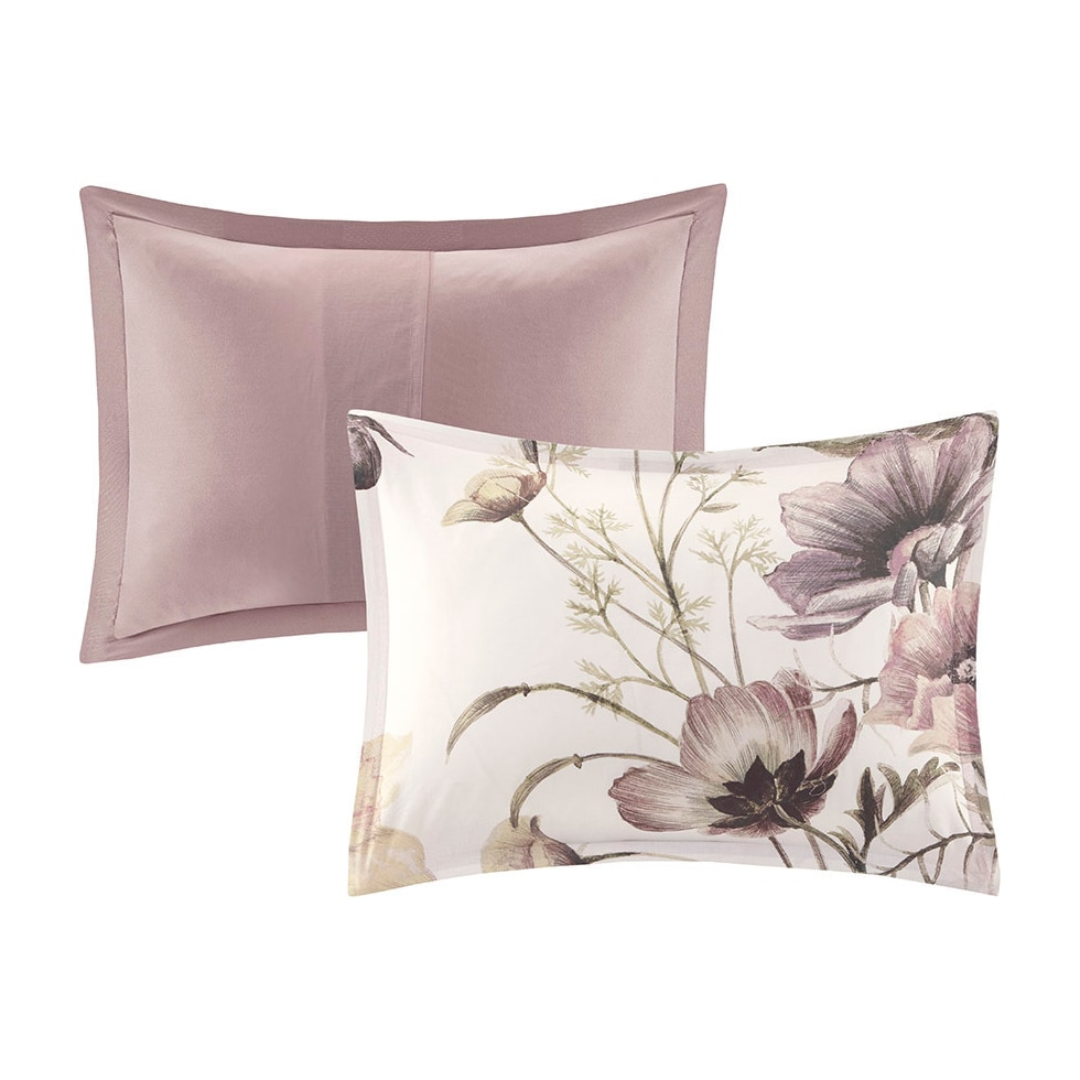 davina pink full queen bedding set   