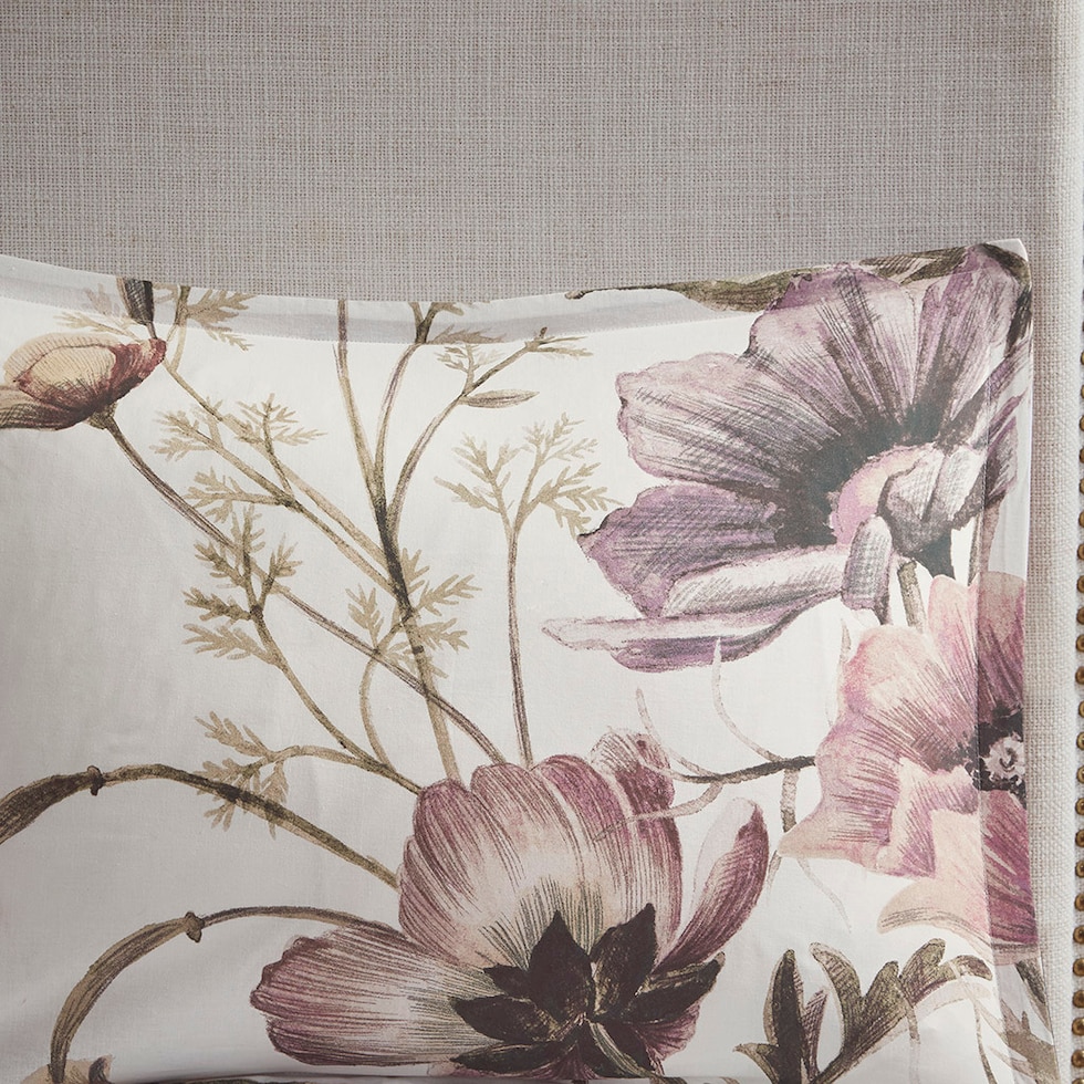 davina pink full queen bedding set   
