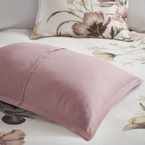 davina pink full queen bedding set   