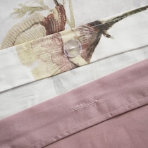 davina pink full queen bedding set   