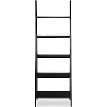 davis black bookcase   