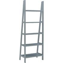 davis gray bookcase   