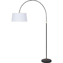 dawson black floor lamp   