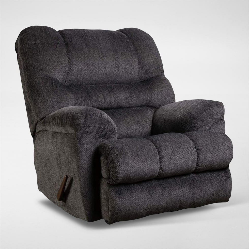dawson blue recliner   